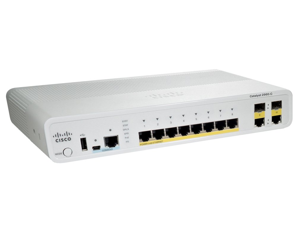 Cisco Systems Przeナてznik Catalyst 2960C Switch 8 GE 2 x Dual Upl