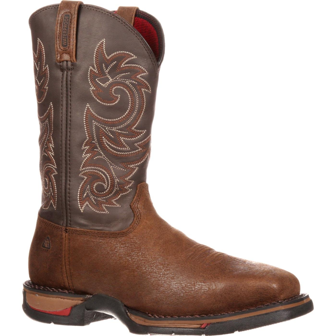 Rocky FQ0006654 Men's BRN 12 WESTN MEDIUM 8 Western Boots Brown
