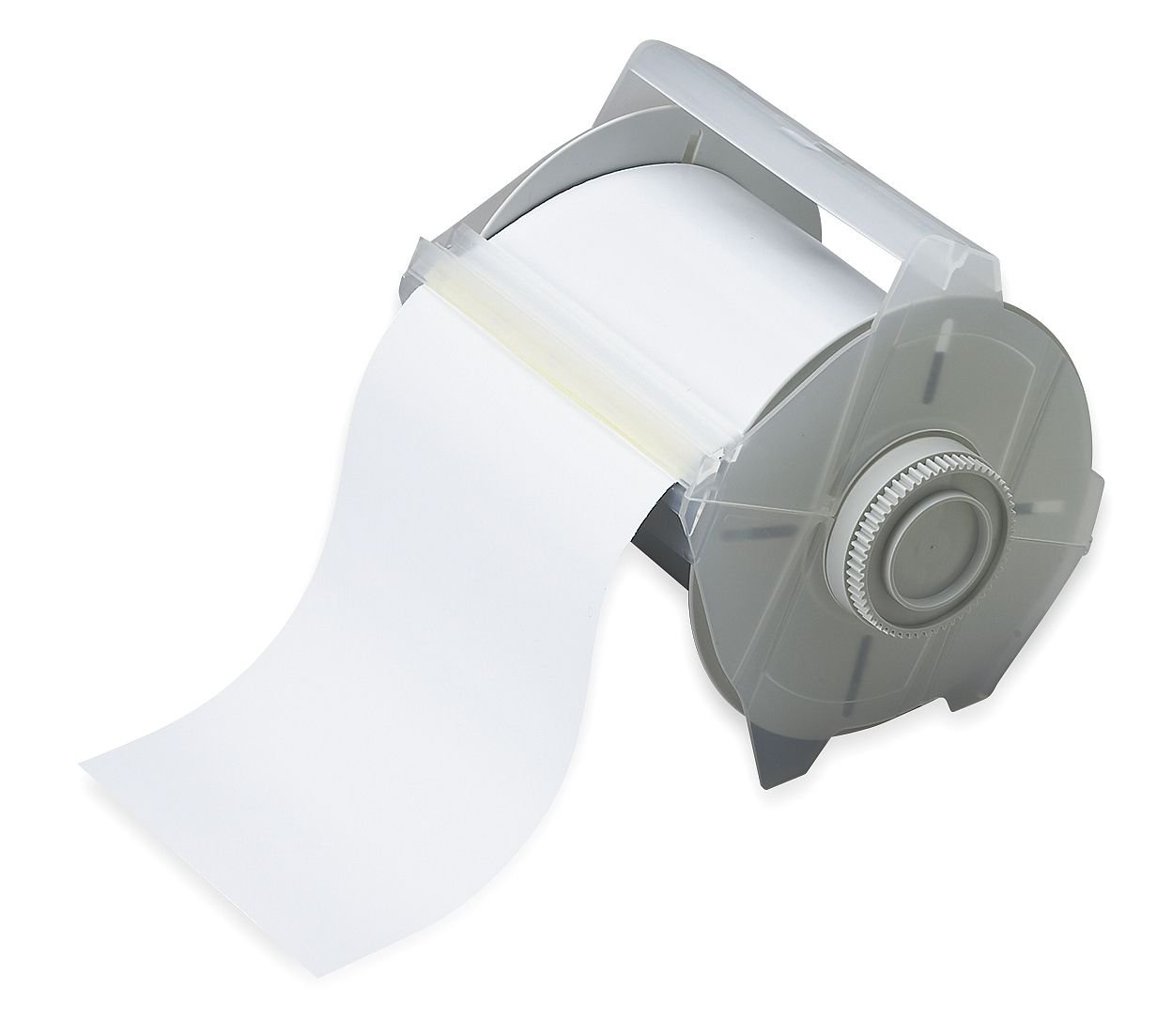 Brady 76686 GlobalMark 25' Length x 4.25 Width B-509 Magnetic Supply White Tape by Brady