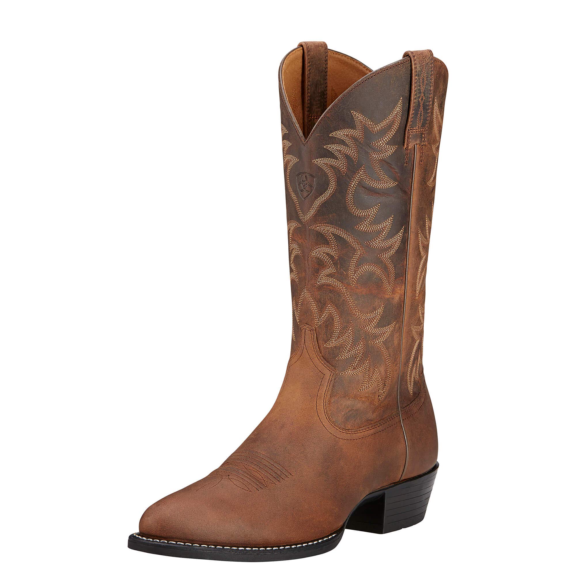 ARIAT メンズ Heritage R Toe ウエスタンブーツ ブラウン 7.5 Wide