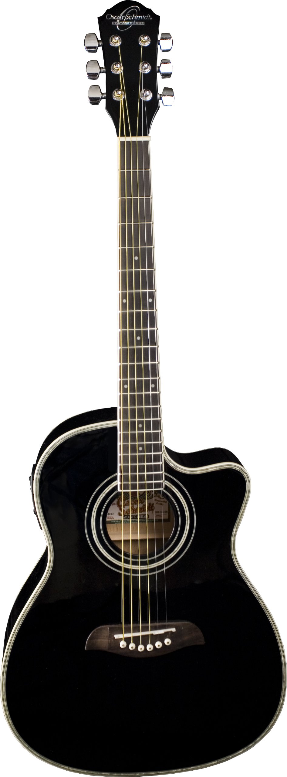 エレガットギター（クラシック）　オスカーシュミット（黒） Amazon | Oscar Schmidt オスカーシュミット Acoustic/エレキギター