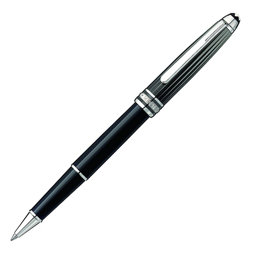 Montblanc 101405 ローラーボールペン ソリティア マイスタースタック ドゥエ ブラック&ホワイト