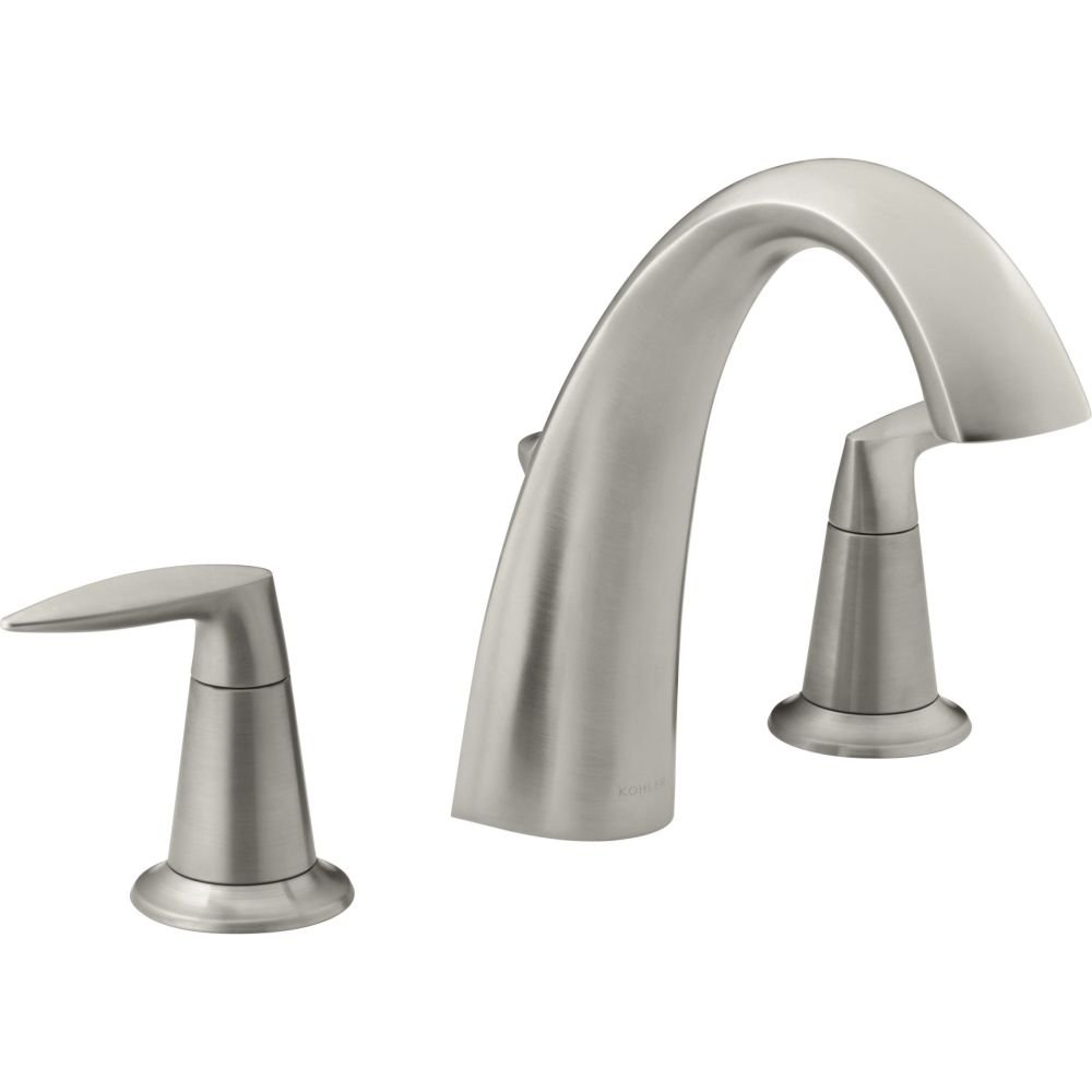 KOHLER K-T45117-4-BN Alteo バス蛇口トリム ダイバーター付き、バルブは付属していません、鮮やかなブラッシュドニッケル