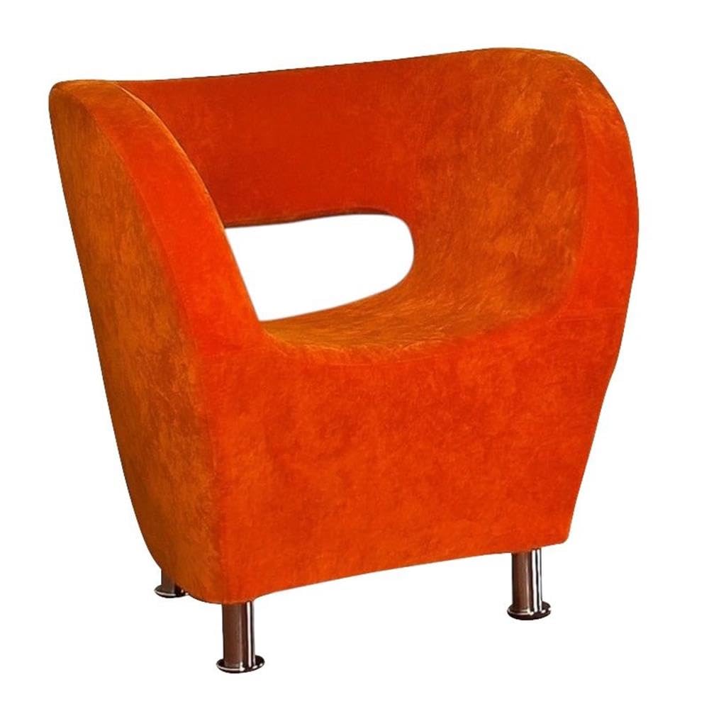 Christopher Knight Home CKH Modern Microfiber Accent Chair Orange