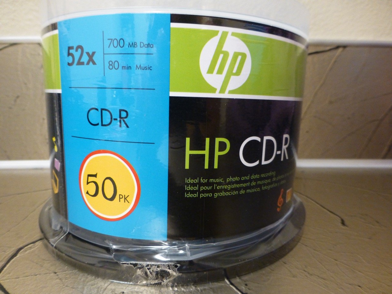 樂天商城 - HP CD-R 80 分 (700 MB) (52x) ブランド品 (50 Ea/Pkg) (10018)