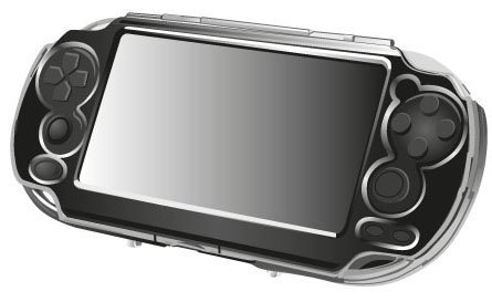 PS Vita (PCH-1000) 専用 アーマーシェル クリアケース 【ボーナス特典】 液晶保護フィルム 付き