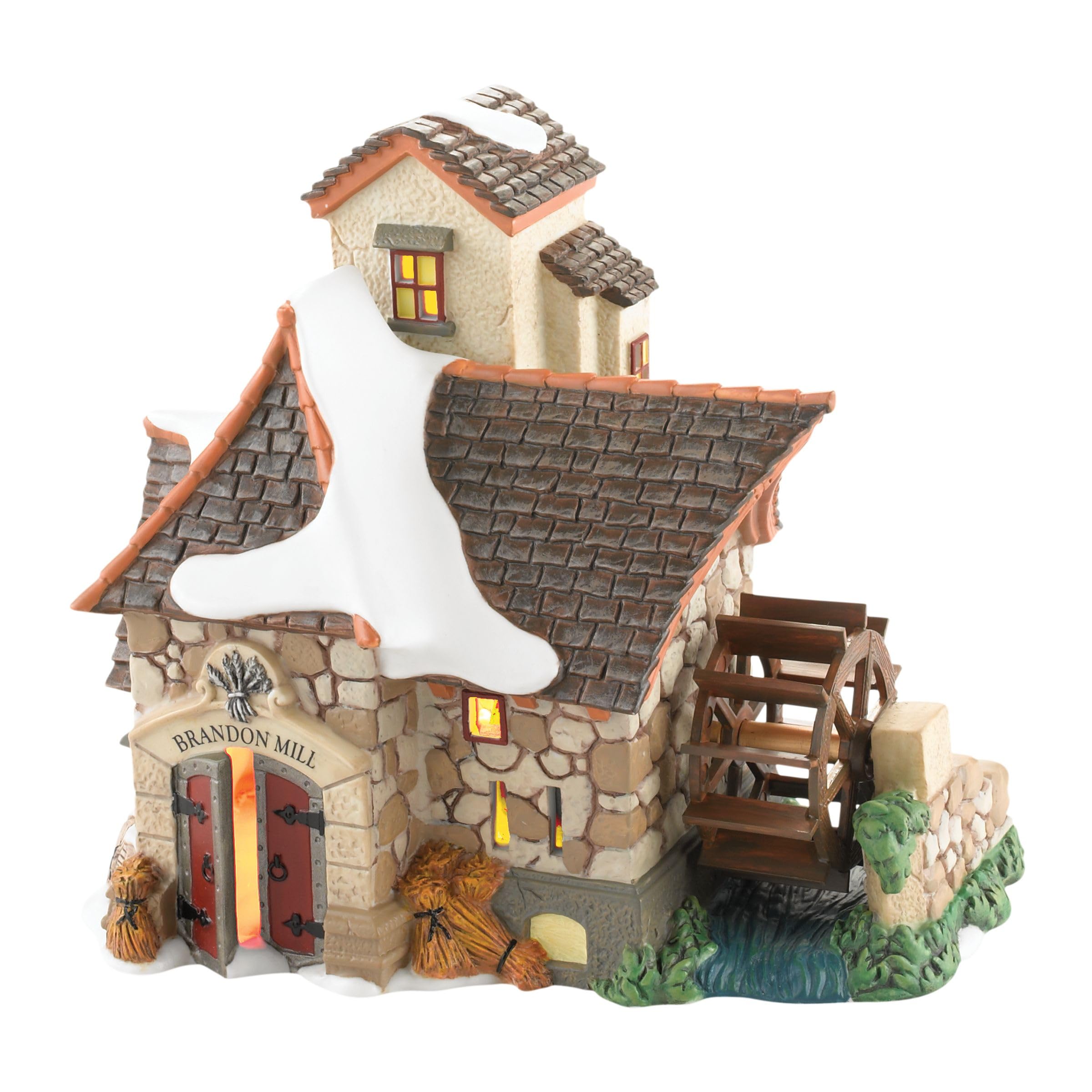 Department 56 Dickens Village Brandon Mill Lit House 6.1-Inch [並行輸入品]