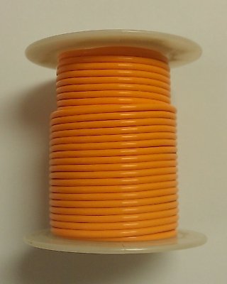樂天商城 - オレンジ18 AWG Stranded 600 V、テフロン? Insulated Hook Upワイヤ ? 100 'ロール