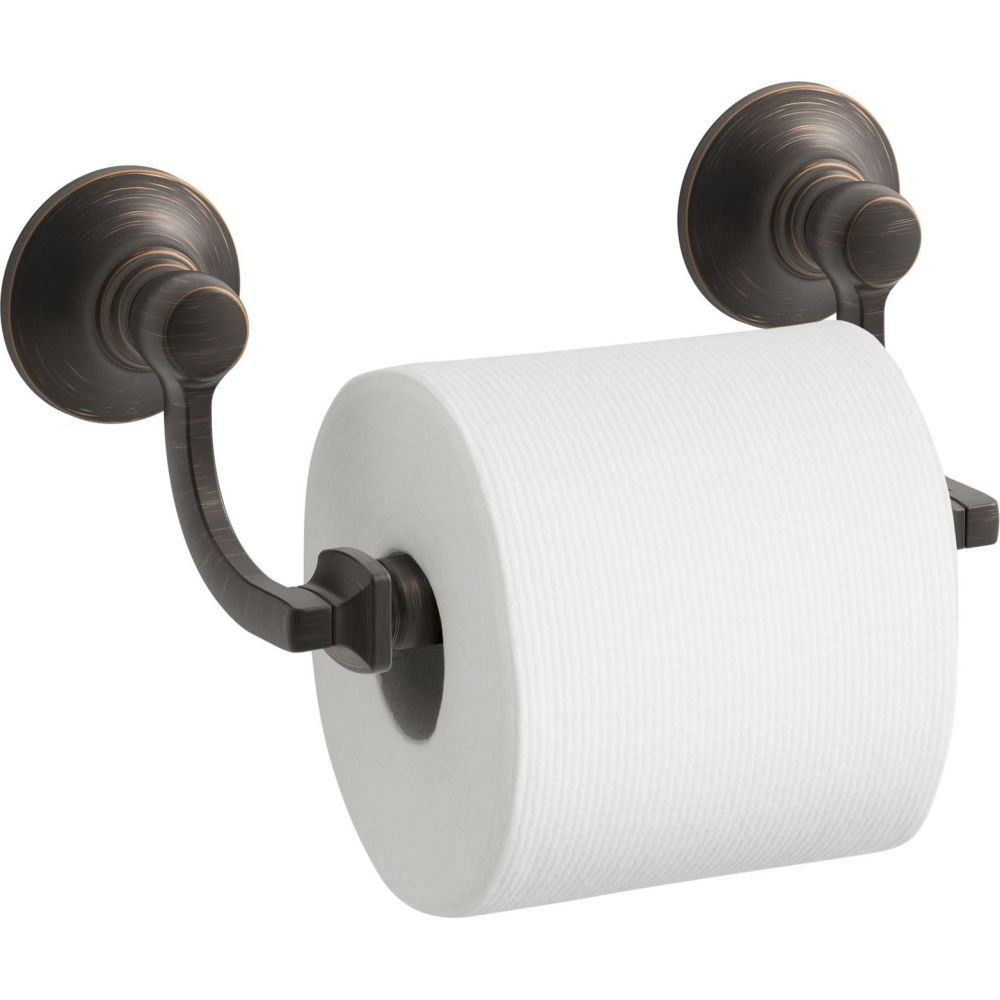 (Oil Rubbed Bronze (2BZ)) - KOHLER K-11415-2BZ Bancroft Toilet Tissue Holder Oil-Rubbed Bronze
