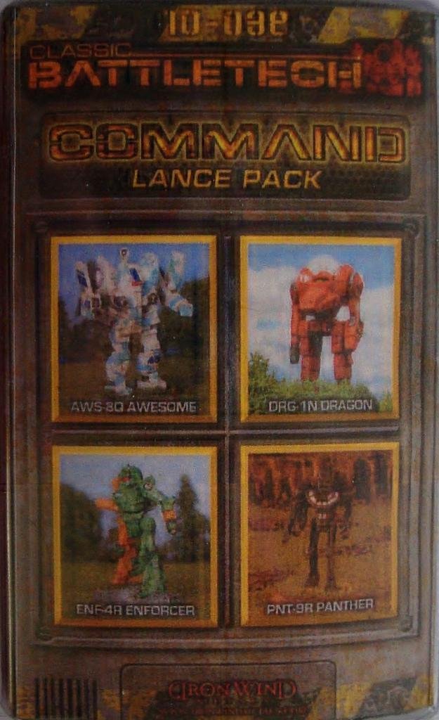 Command Lance Classic BattleMech Miniatures