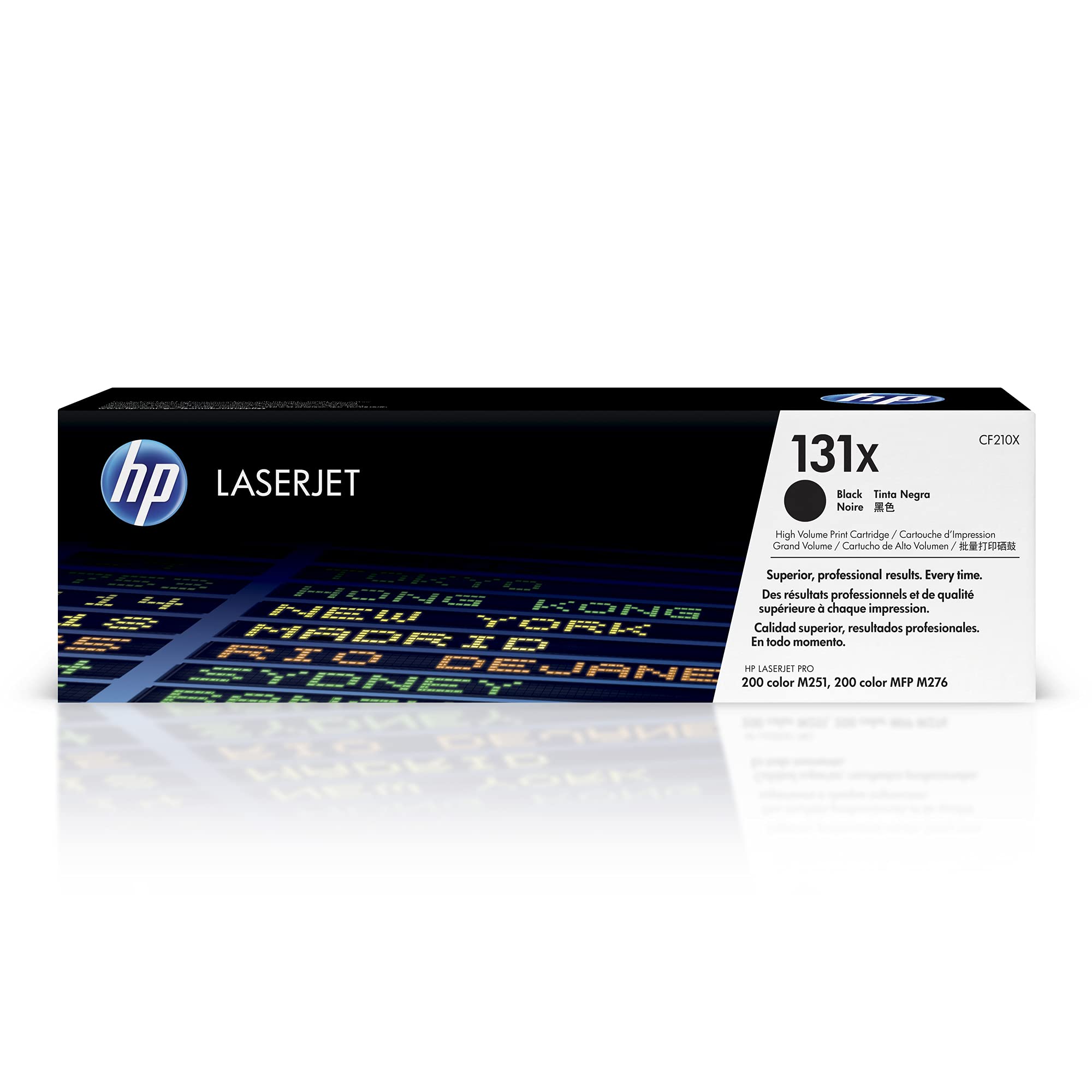 HP 131X Black LaserJet Toner Cartridge with Colo