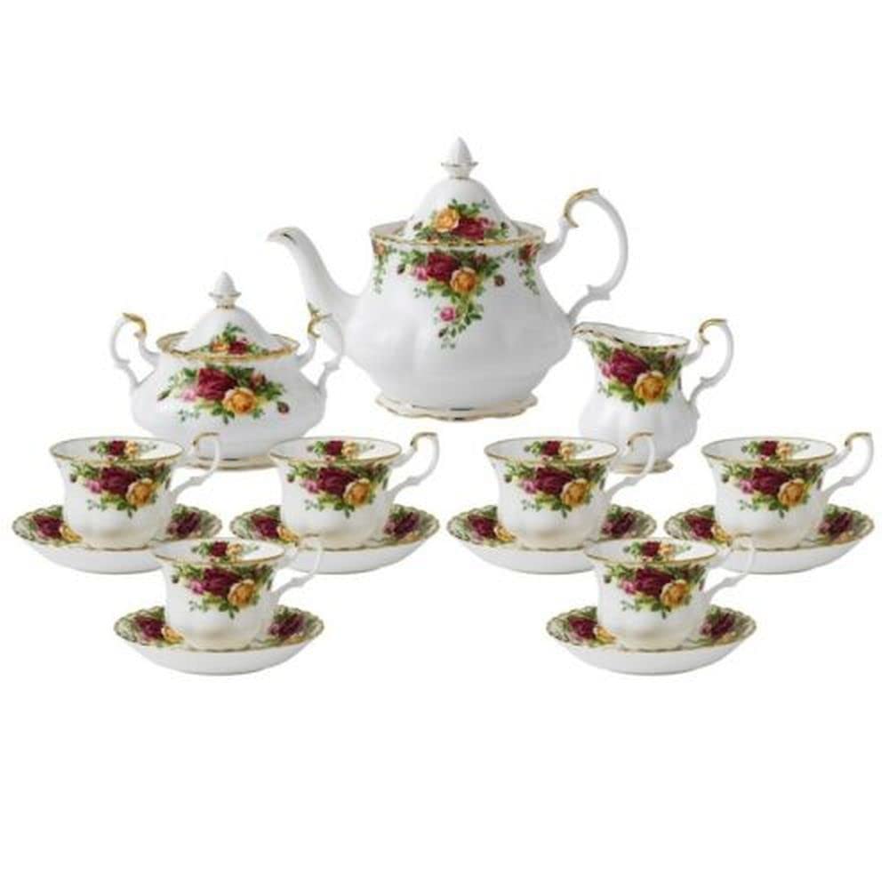 樂天商城 - Royal Albert Old Country Roses 15 Piece Tea Set