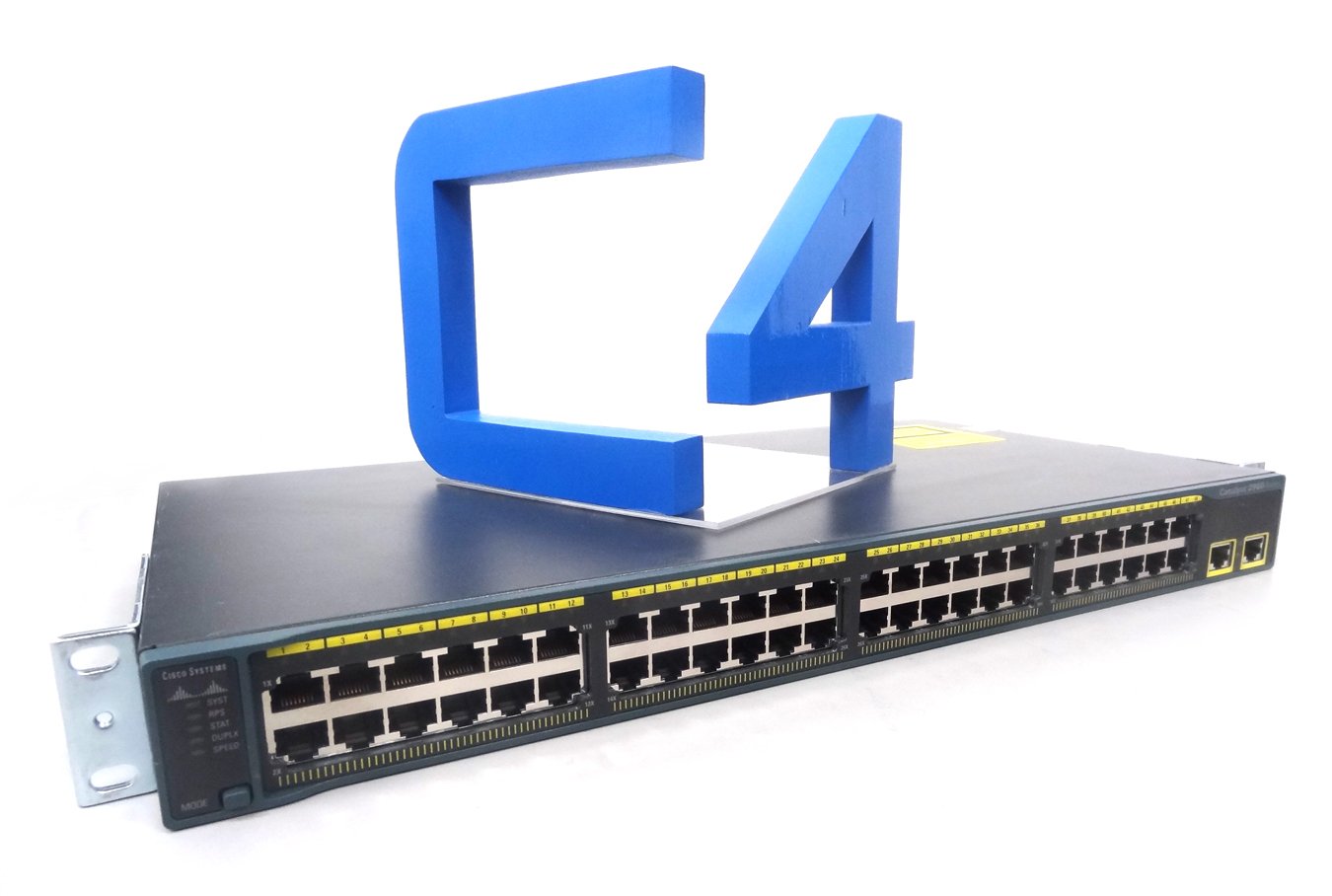 樂天商城 - Cisco Systems Cisco WS-C2960-48TT-L C2960-LANBASEK9-M Ver12.2(37)SE 【中古】