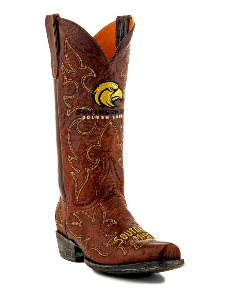 NCAA Southern Mississippi Golden EaglesメンズGamedayブーツ ブラウン