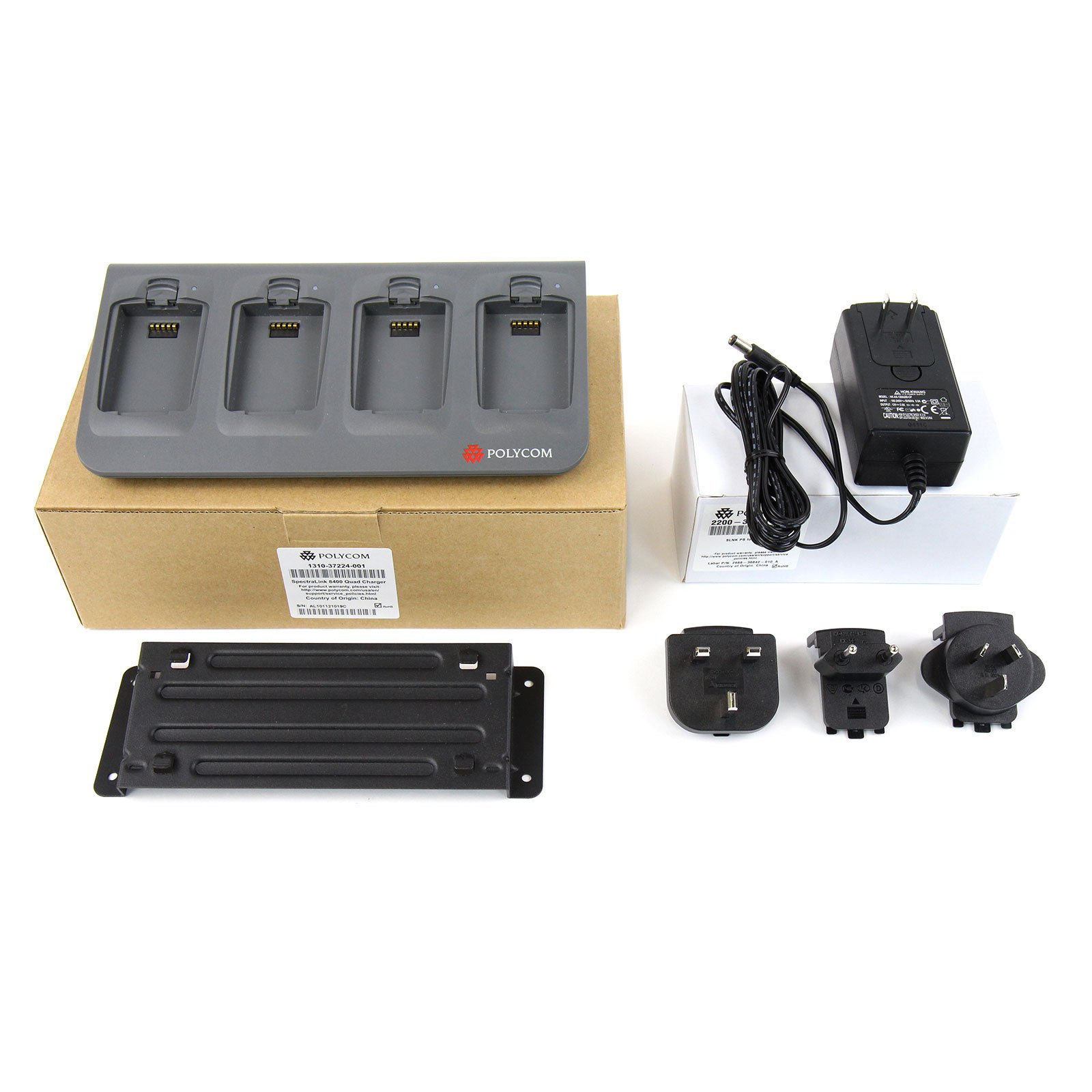 Polycom 1310-37224-701 SpectraLink 8400 シリーズ クアッドチャージャー。 注文 p