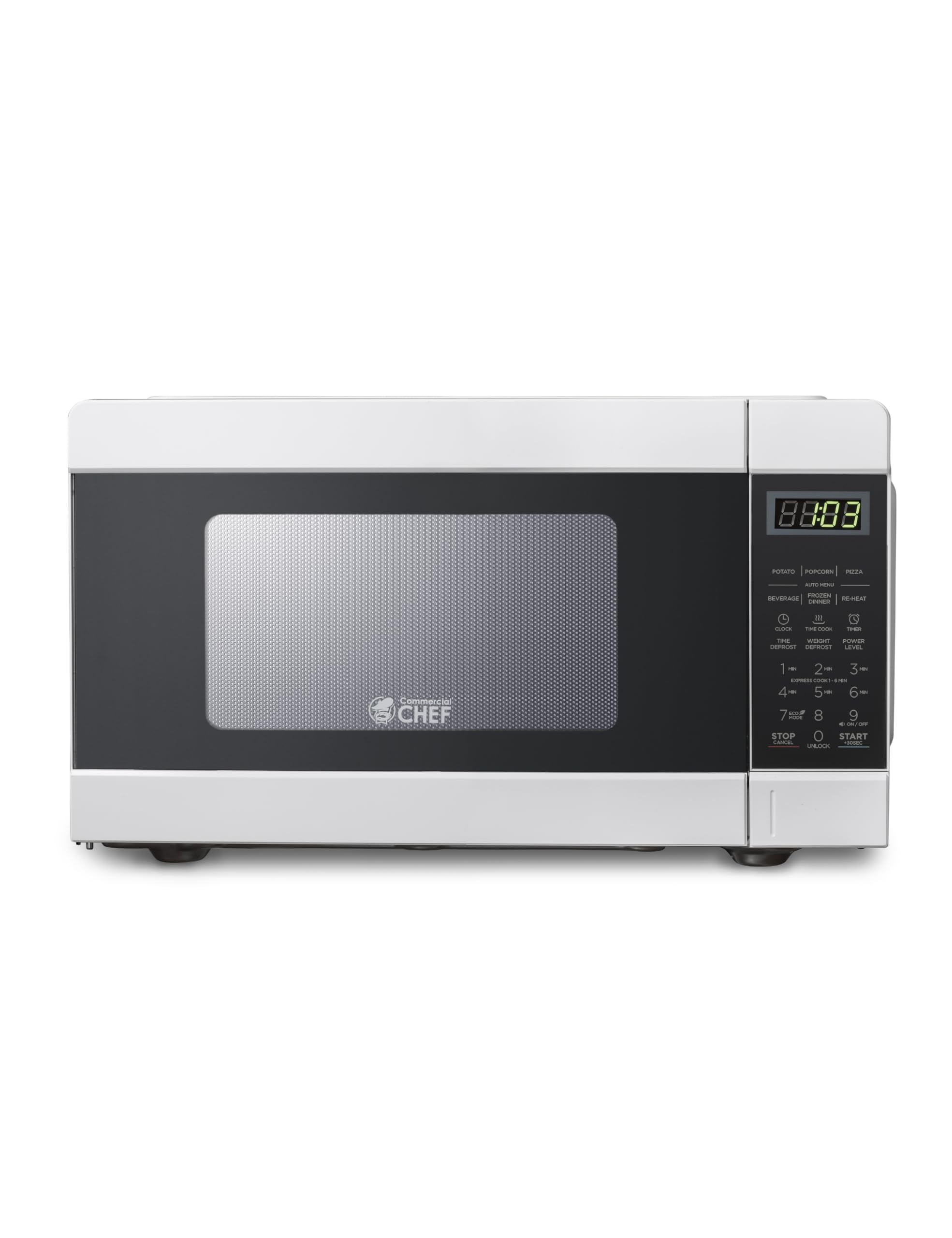 Westinghouse WCM990W 900 Watt Counter Top Microwave Oven 0.9 Cubic Feet White Cabinet 141［並行..