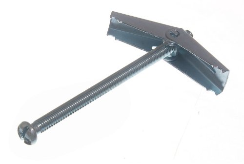 200 xばねWing Toggle中空壁fixing +マシンねじm5 X 75 MM BZP