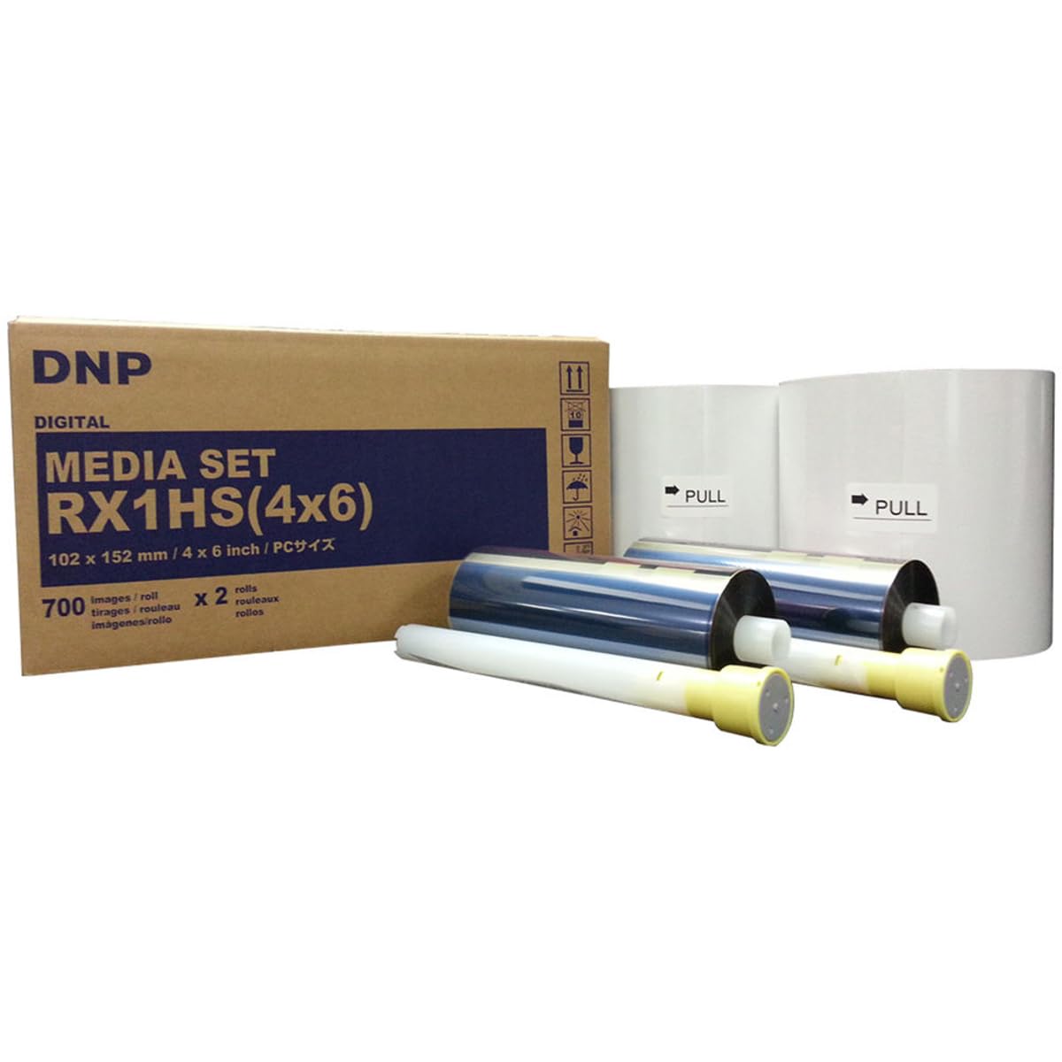 Refill Ink - DNP プリンター 印刷メディア DS-RX1HSプリンター用 ? 4x6 700 プリント 4x6