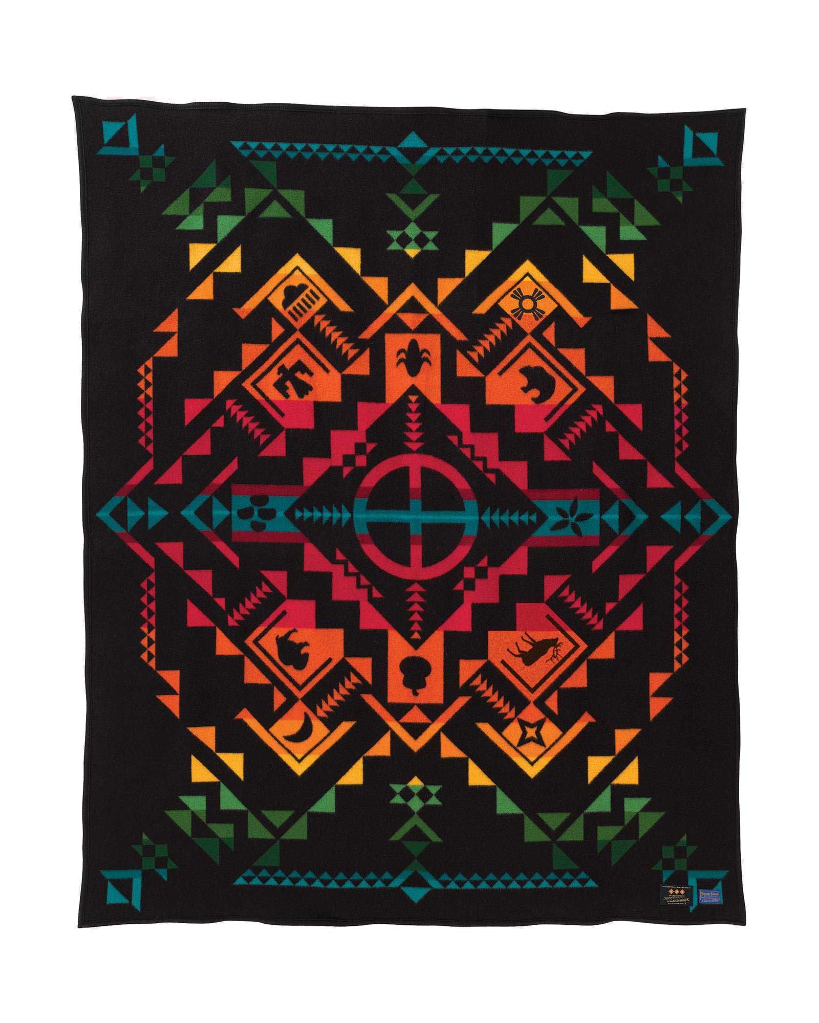 Pendleton ひざ掛け 5thアベニュー One Size ブラック