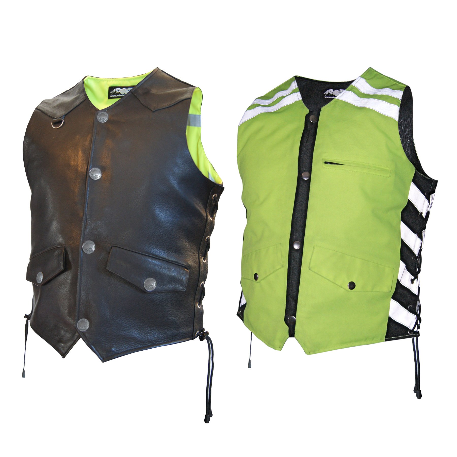 (XXX-Large Black/HiViz Green) - Missing Link Men's G2 D.O.C. Reversible Safety Vest (Black/HiViz..