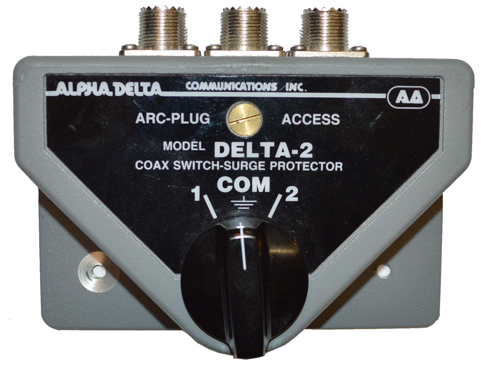 Alpha Delta Original DELTA-2 DELTA-2B 2-Position Coax Switch SO-239 2KW - 500MHz