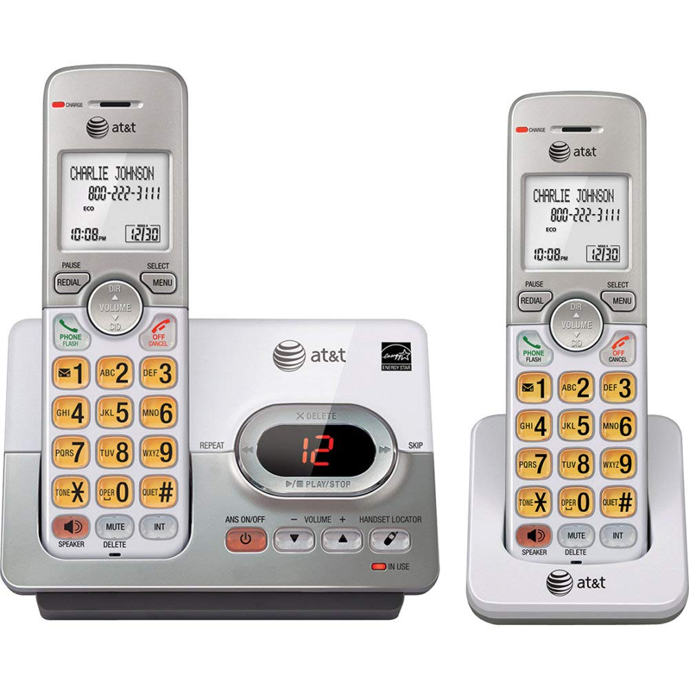 AT&T EL52203 2 Handset Cordless Answering System with Caller ID/Call Waiting