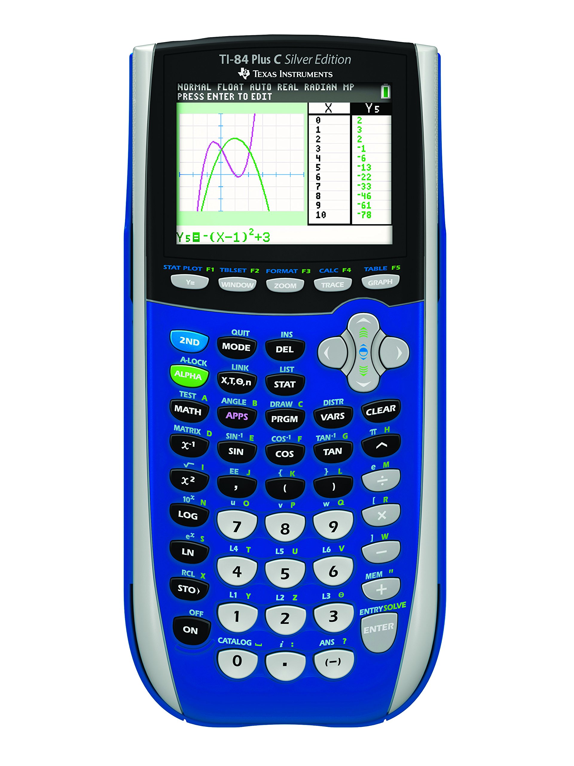 Refill Ink - Texas Instruments TI-84 Plus C シルバーエディション カラーディスプレイ付きグラフ計算機 (青) [並行輸入品]