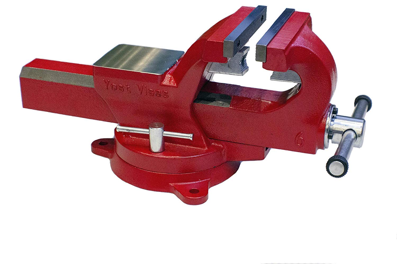 樂天商城 - Yost Vises heavy-duty Forgedスチールベンチバイス 4 inches FSV-4 1