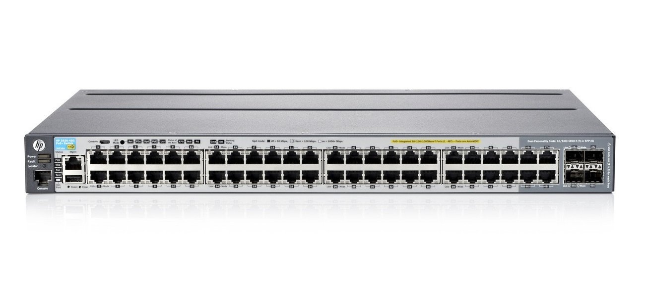 HP 2920-48G-POE+ 740W 48 Port Gigabit POE Switch [並行輸入品]