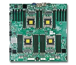 Supermicro mbd-x9qr7-tf-jbodクアッドソケットR ( LGA 2011 ) 10 x SATAポートデュアルポート10 GBASE - T IPMI 2.0完全保証