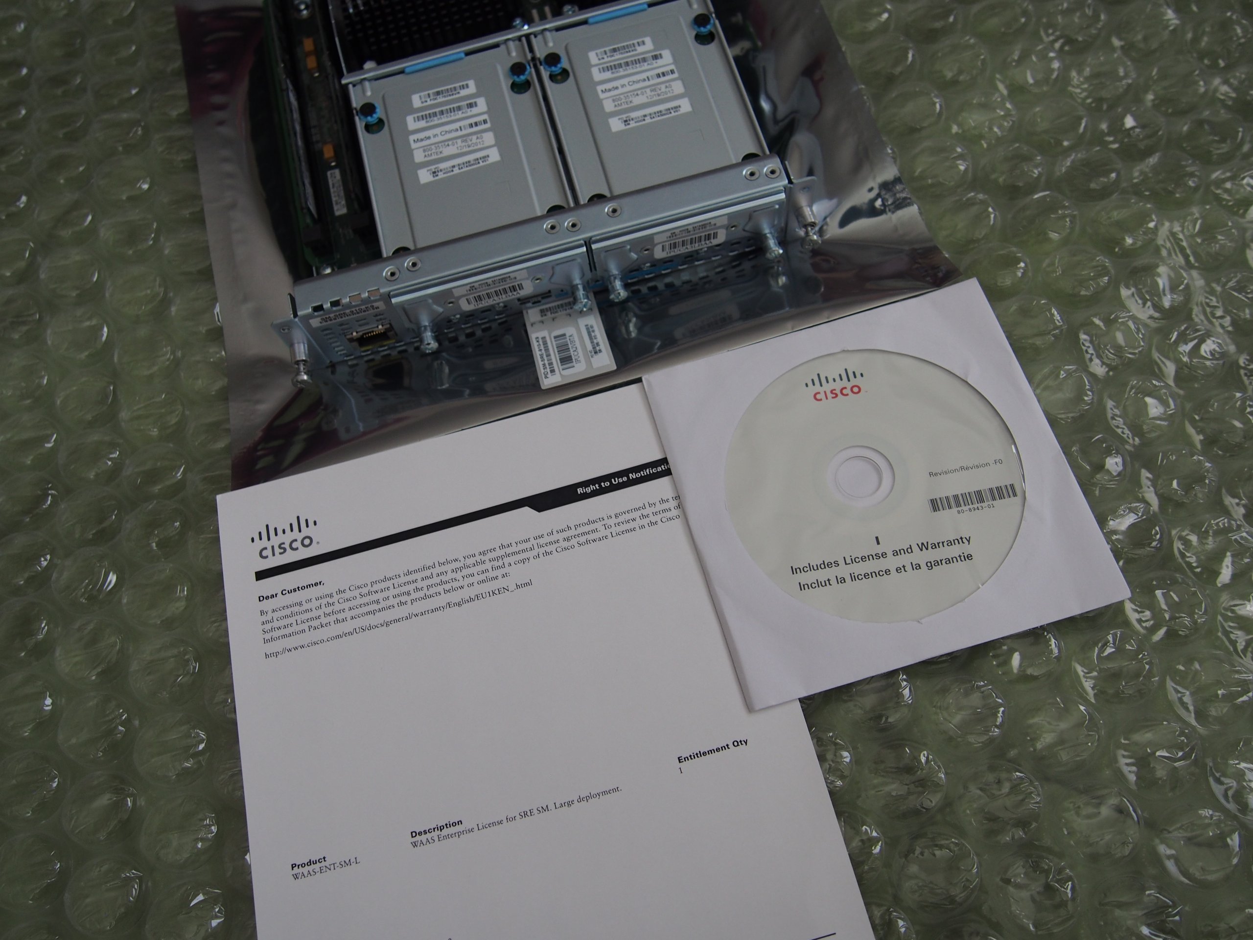 CISCO �����ӥ��б����󥸥� 910 4-8GB MEM 2X500GB 7000 HDD 3900 ISR / SM-SRE-910-K9= /