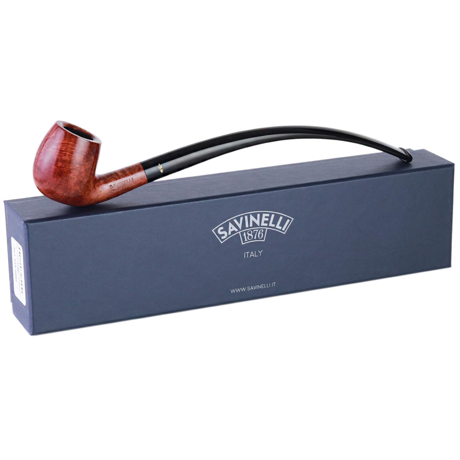 Savinelli Pisa Smooth Churchwarden (601) Tobacco Pipe by Savinelli
