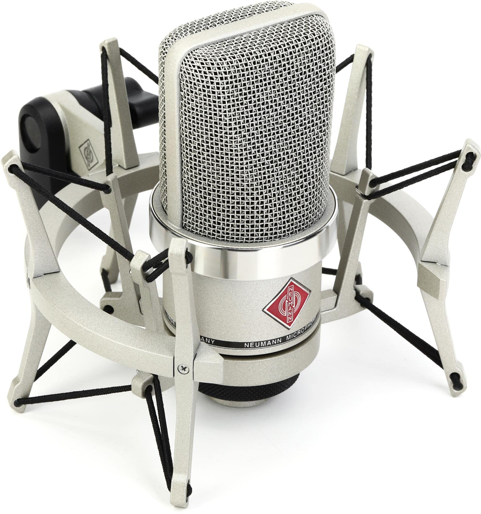 Neumann TLM 102 Studio Set Cardioid Large Diaphragm Condenser Microphone Set Nickel by Neumann