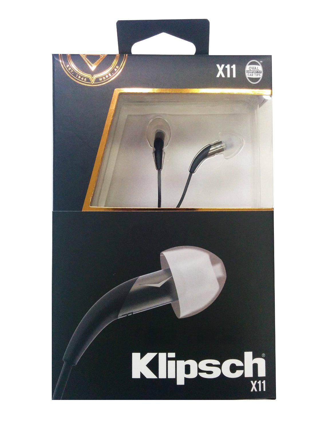【並行輸入品】Klipsch X11i Audiophile In-Ear Headphones with Remote & Mic - Black