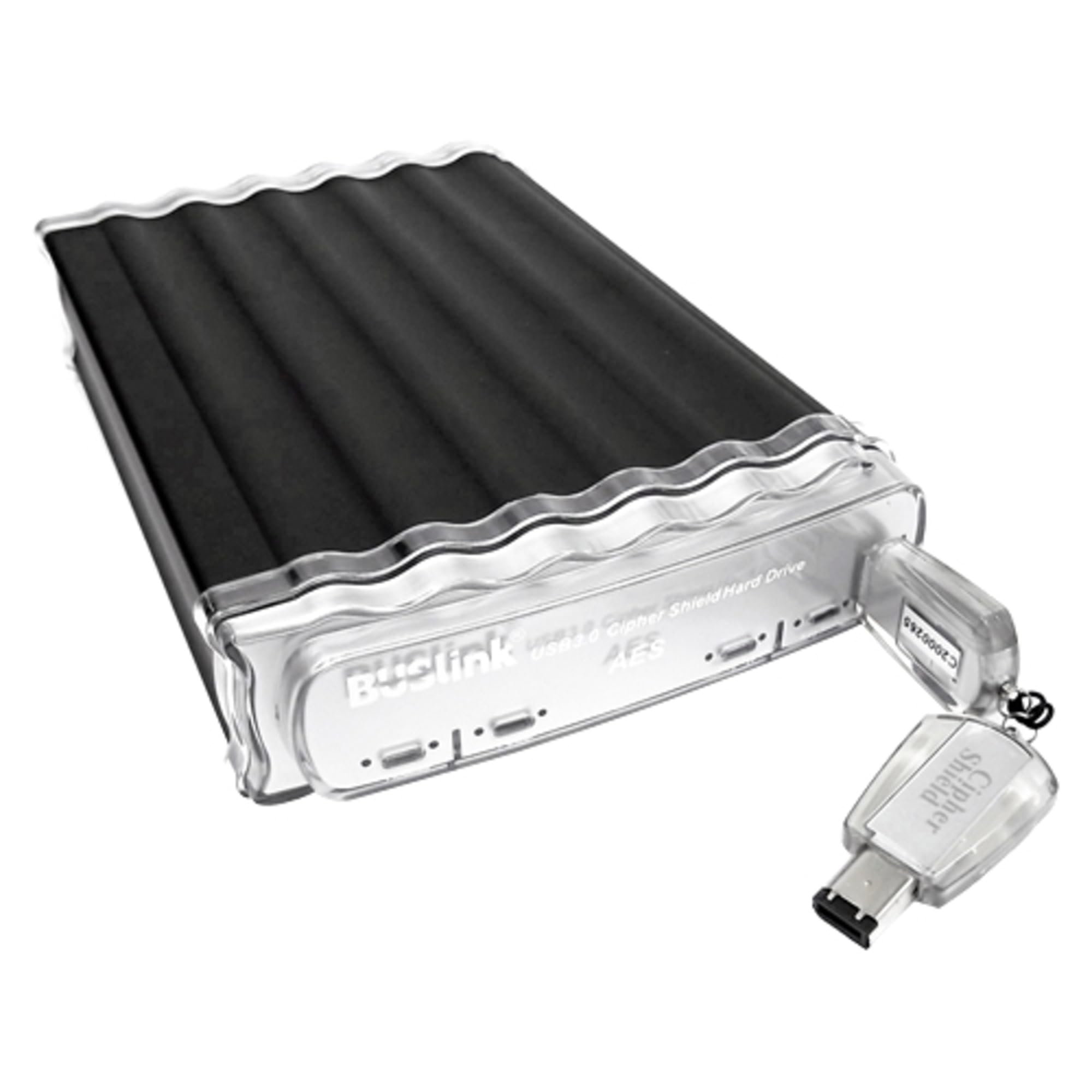 Buslink 6TB Cipher シールドハードウェア 暗号化512ビットキー 外付けハードドライブ
