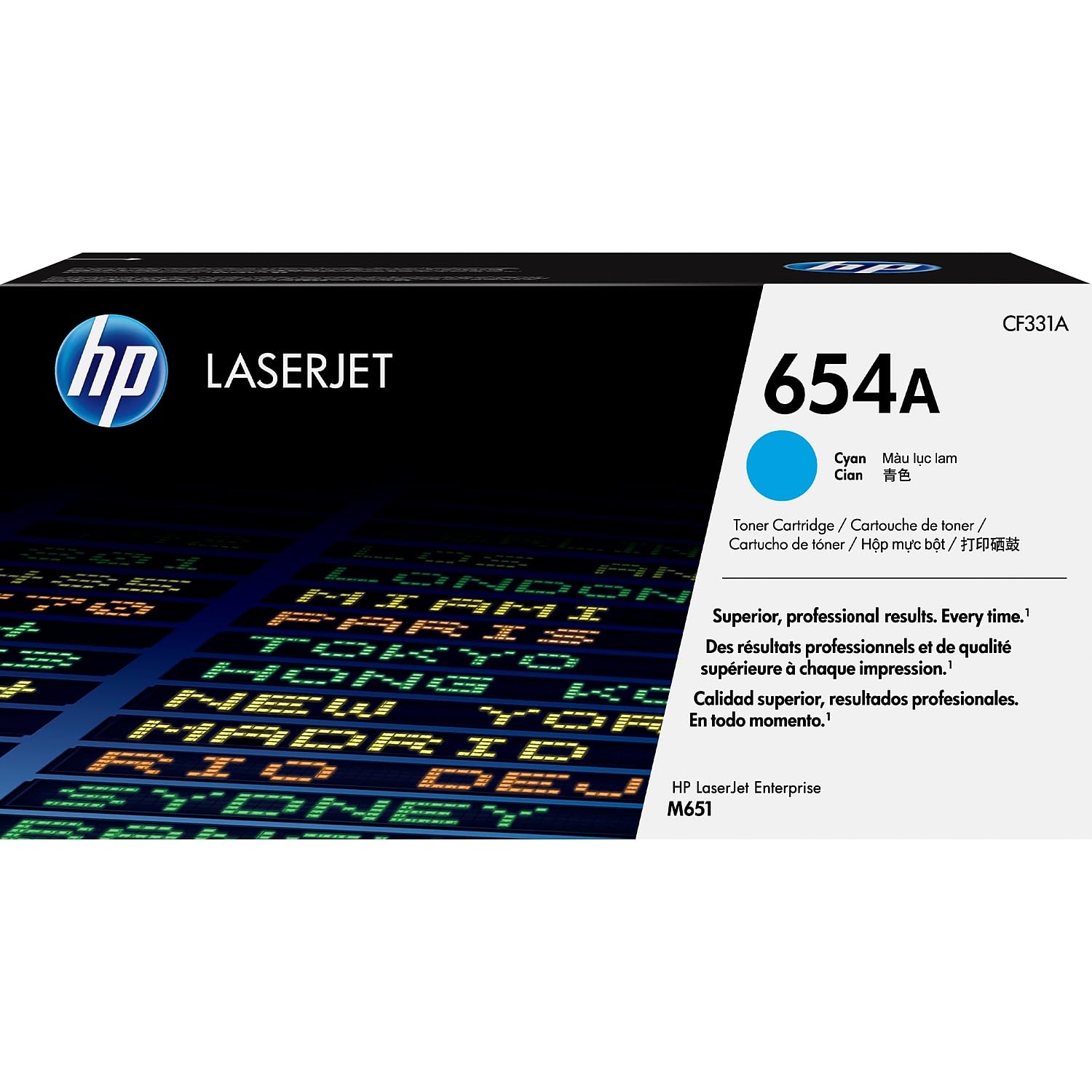 HP 654A LASERJET CART 15K CYAN PK1