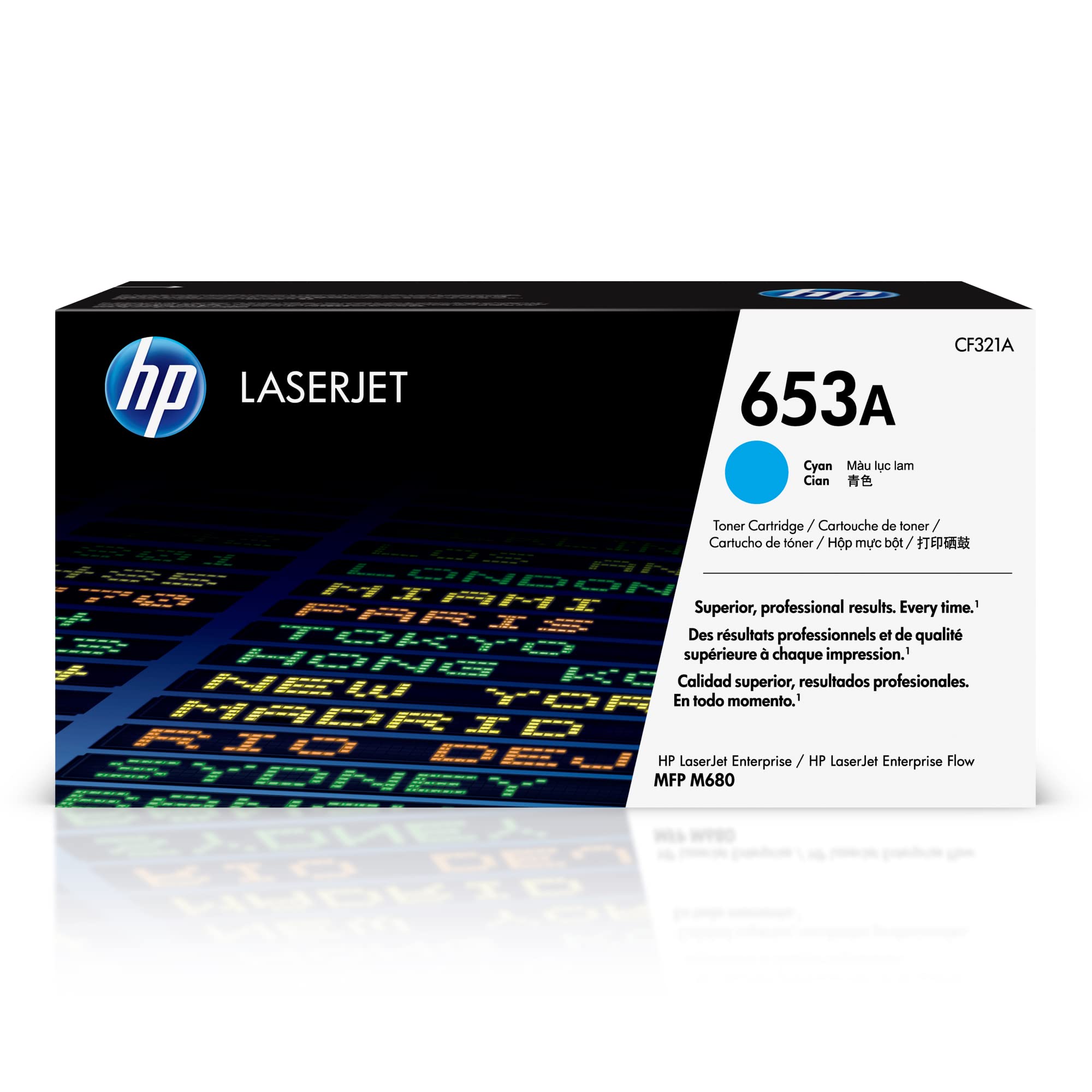 HP 653A LASERJET CART 16.5K CYAN PK1