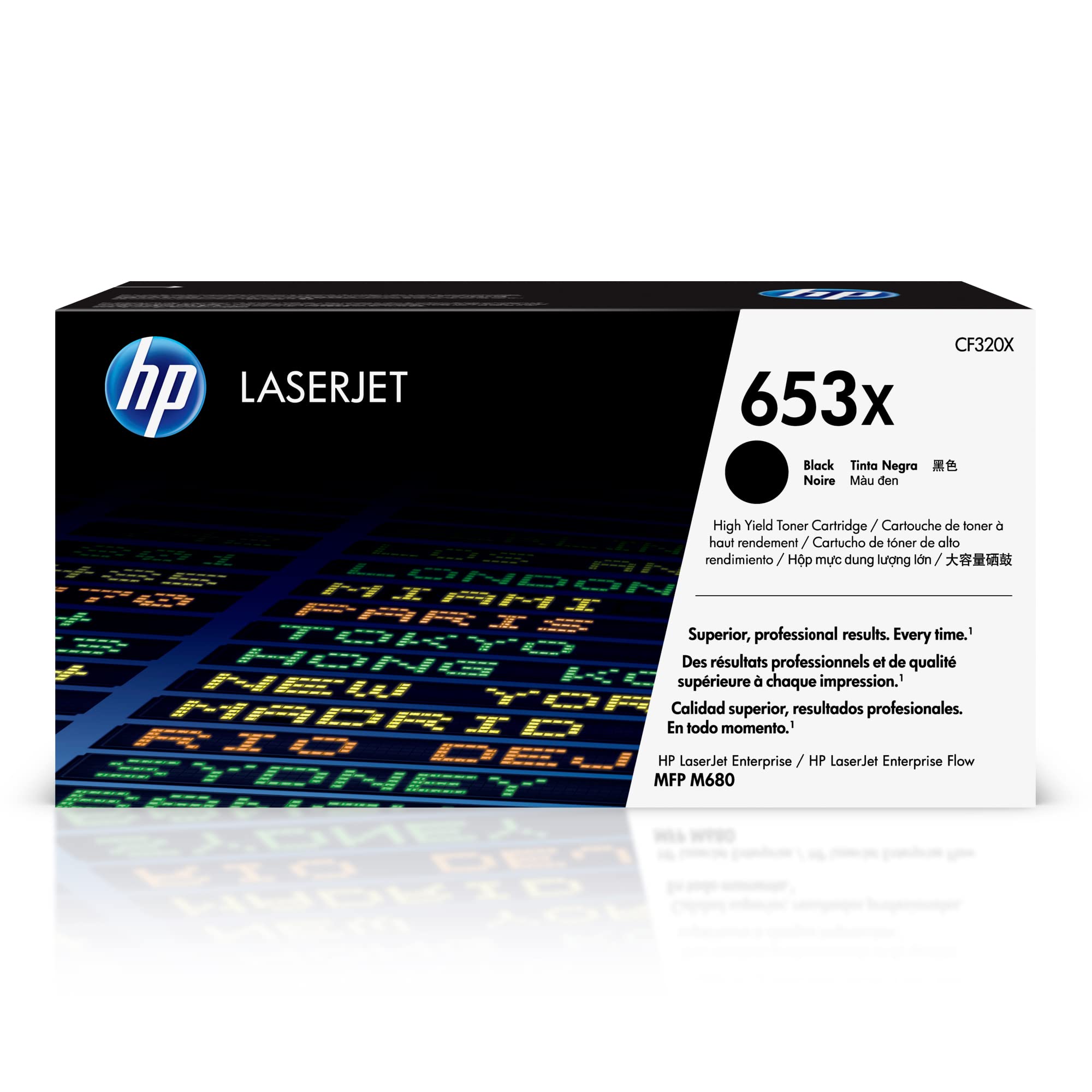 HP 653X LASERJET CART 21K BLK CF320X PK1
