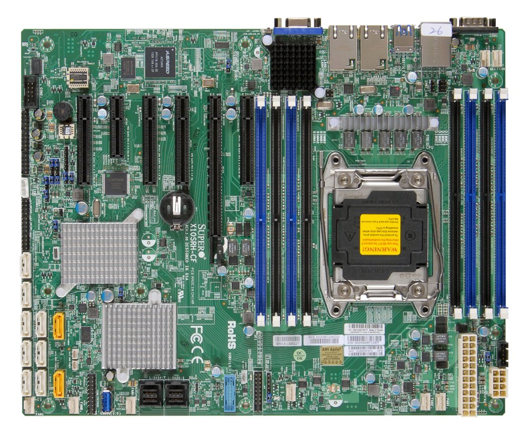 樂天商城 - Supermicro ATX DDR4 LGA 2011 マザーボード X10SRH-CF-O