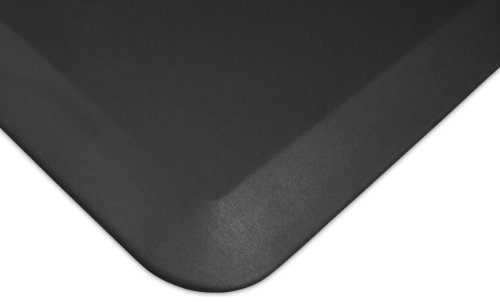 NewLife by GelPro 104-01-2090-1 Eco-Pro Continuous Comfort Mat 20 Width x 90 Length 7.5' Black by NewLife by GelPro