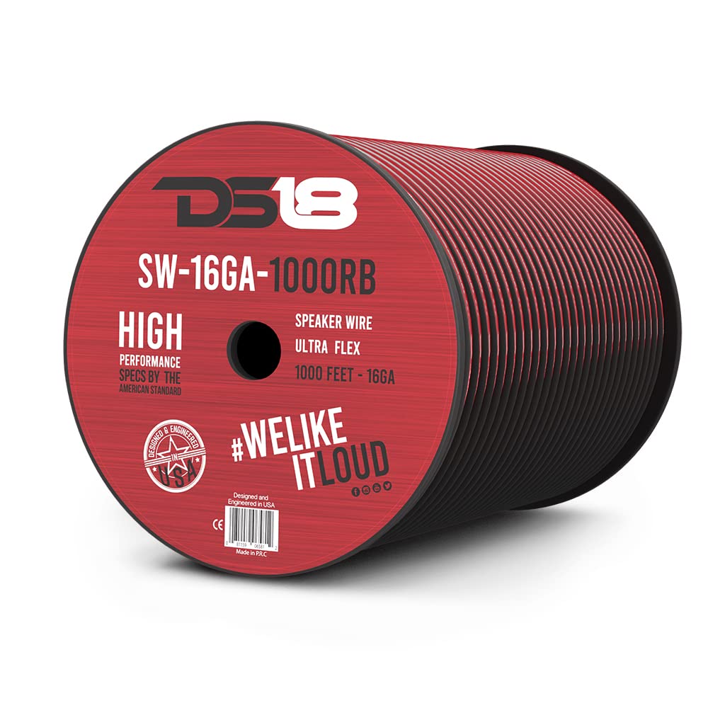 ds18 12-gauge 500-feetスピーカーワイヤ Single Roll SW-16GA-1000RB