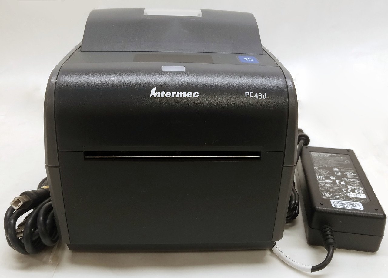 Intermec PC43d Direct Thermal Printer - Monochrome - Desktop - Label Print - 4.10 Print Width - 8 in/s Mono - 203 dpi - USB - LCD PC43DA00100201 by Intermec