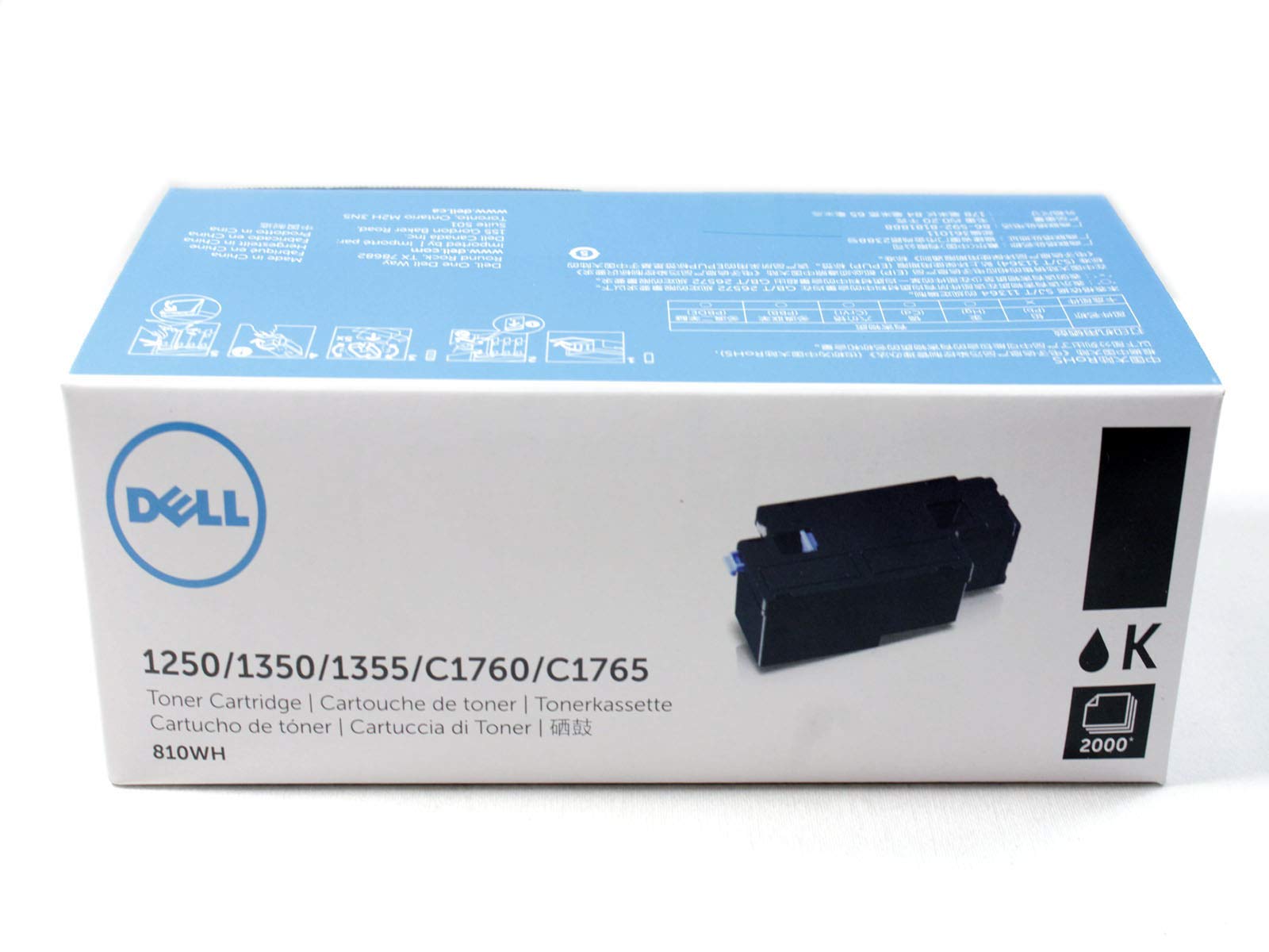 Dell 810WH ????????? Cartirdge f/1250/1760 2000 ??????? BK