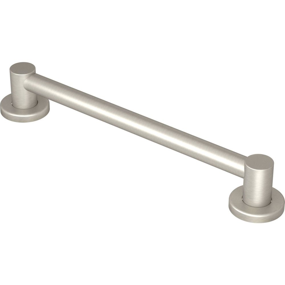 Moen YG0412BN Align 12 in. Designer Grab Bar Brushed Nickel by Moen