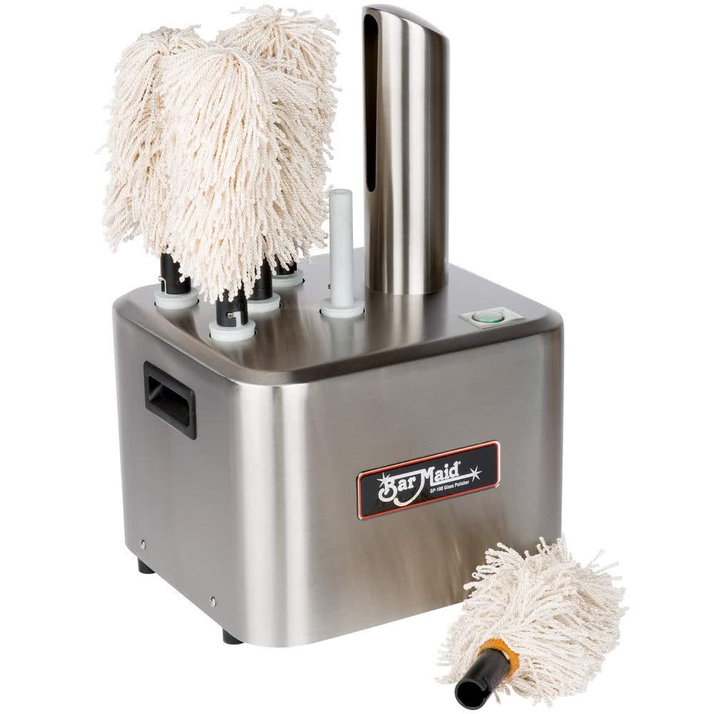 Bar Maid GP-100 Commercial Glass Polisher for Hotels Caterers Bars Restaurants Event venues and Glassware Rental Companies