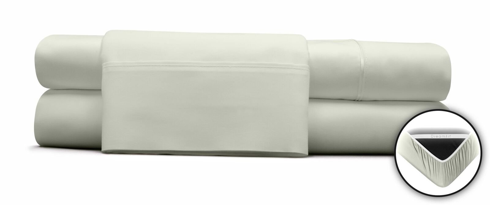 DreamFit 4-Degree 400スレッドカウント エジプト綿100％シートセット（2015ライン） キング イエロー FF40004-28-5K4