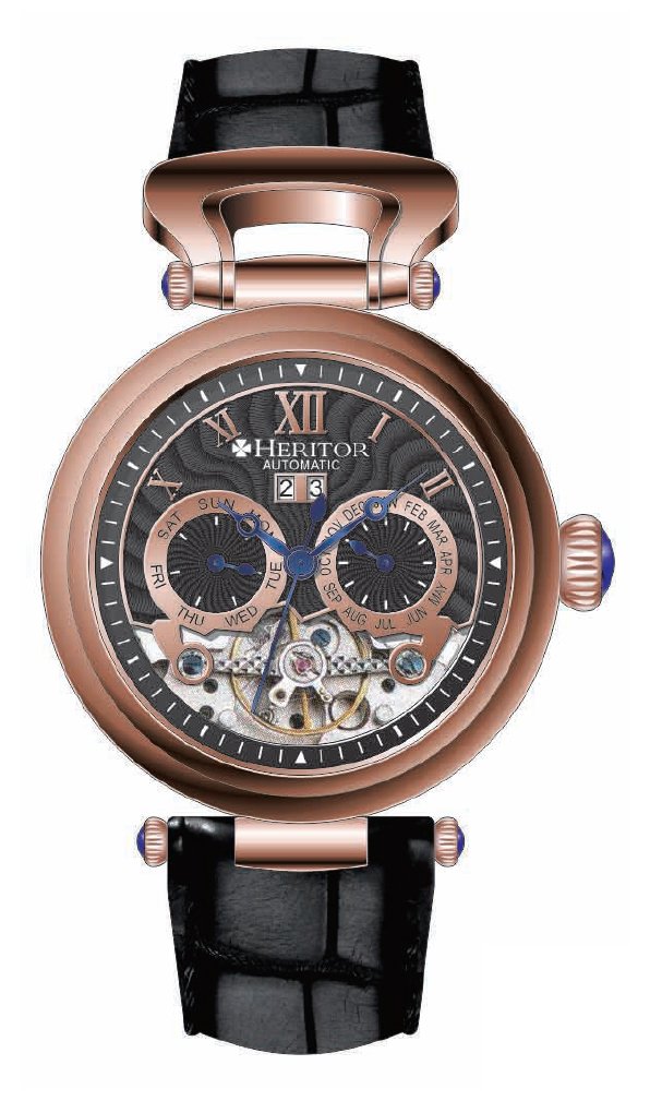 Heritor自動hr3306 Ganzi Mens Watch