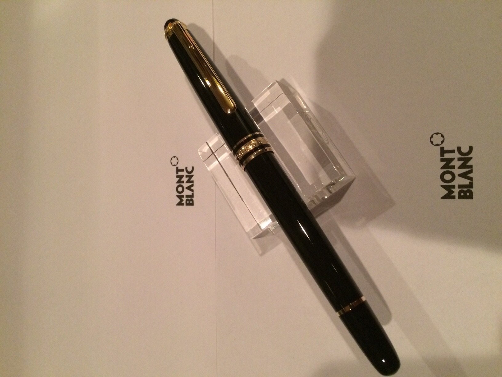 Montblanc Meisterstuck 75th記念特別限定版ローラーボールペン163ブラック75361