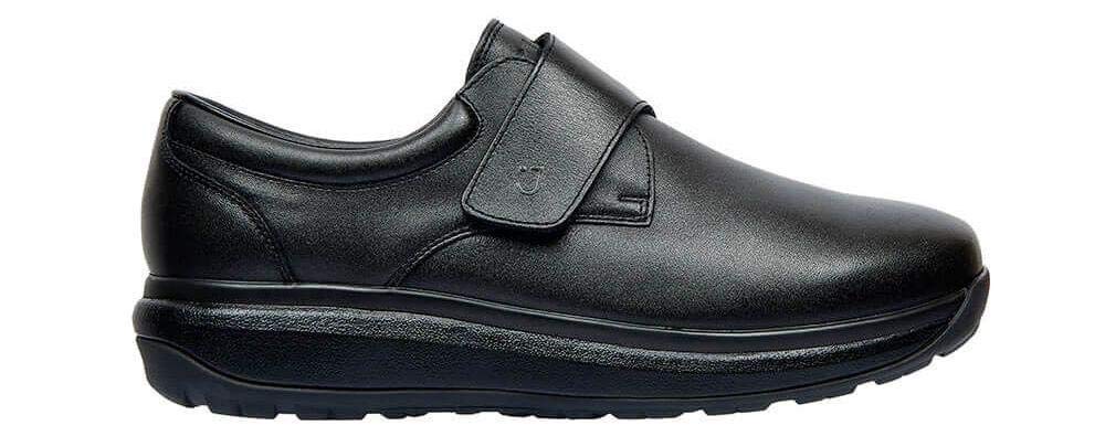 JOYA Edward メンズ ブラック レザー カジュアル ブラック 10.5