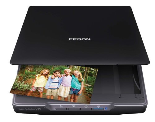 Epson Perfection V39 Color Photo and Document Scanner with Scan-To-Cloud with 4800 x 4800 dpi [並行輸入品]